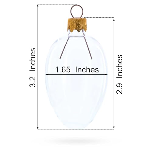 Mini œuf décoratif Kelch Pommier verre 7,3 cm bibelot salon étagère