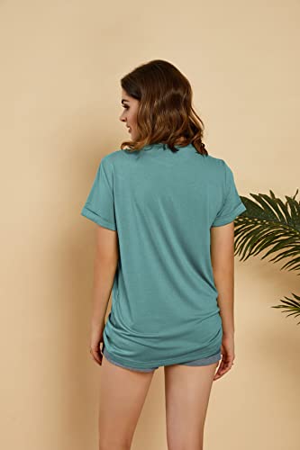 Auburet Womens Giraffe T Shirt Summer Funny Graphic Short Sleeve Crewneck Tees Casual Shirt Tops4