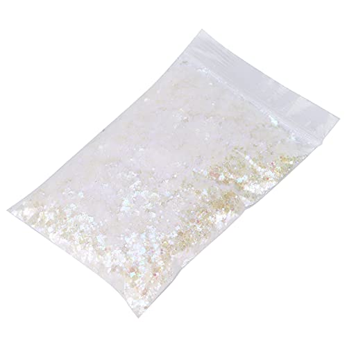 50g Nail Art Glitzer Pailletten - Glänzender Nagel Glitter Pulver Sechseckige Form Glitzer Kosmetik Festival Pulver… – Bild 7