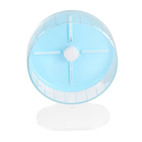 Happyyami 20cm Exercise Wheel Treadmill Wheel for Small Pets Silent Jogging Wheel with Stand for Gerbil Mouse
