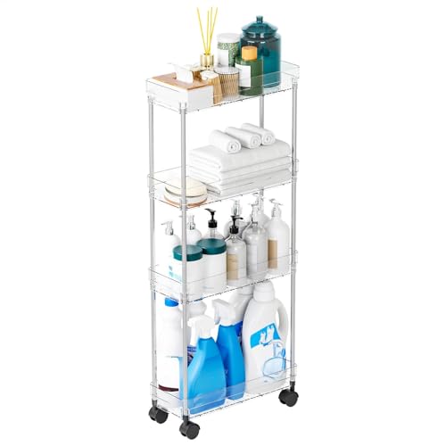 Chariot de rangement à roulettes idéal pour optimiser les espaces étroits - 2