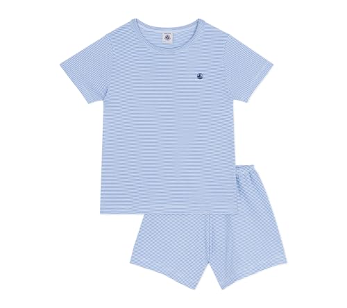 Pijama Corto de algodón a Rayas