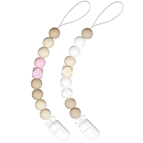 Suporte de chupeta de silicone | Suporte de Chupeta de Silicone Macio | Cordão texturizado durável s