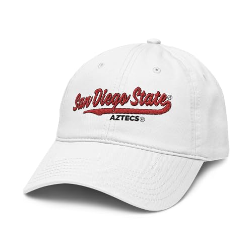 Gorra blanca ajustable San Diego State Aztecs miniatura 1