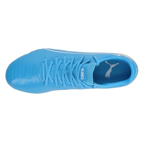 PUMA PUMA - Mens King Platinum Fg/Ag Shoes, Size: 7 D(M) US, Color: Luminous Blue/Puma White