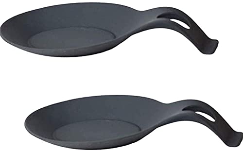 Xianli 2 Pièces Cuillère Silicone Repose, Repose Cuillère en Silicone Multifonction, Repose-Ustensiles de Cuisine en Silicone Résistant à la Chaleur, pour Restaurant à Domicile Cover