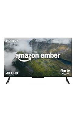 Amazon Ember 55" 4-Series with Fire TV (newest model), 4K Ultra HD smart TV with Alexa Remote, HDR10+, fast processor, Dolby Audio, Ambient Experience, free and live TV, find shows faster with Alexa+