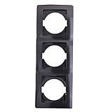 EKONOMIK drievoudig inbouwframe verticaal, antraciet