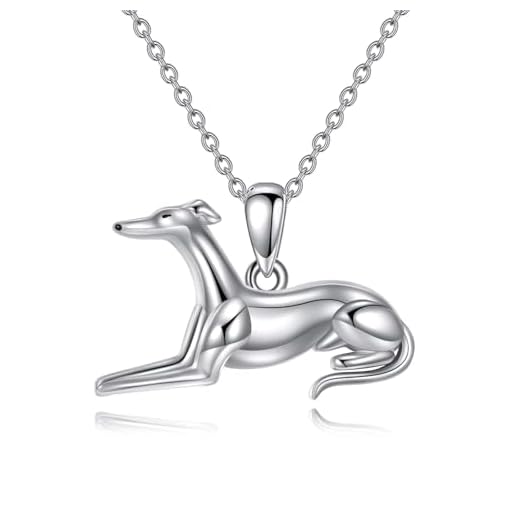 Sterling Silver Greyhound Necklace