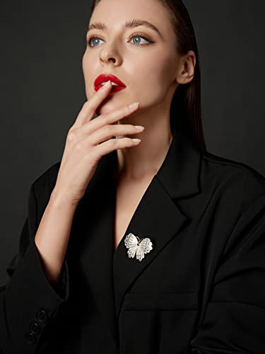 Geee Premium Collection Brooches For Women, The Brooch And Pins Is The Best Choice For Women's Wedding Corsage Birthday Jewelry Gift Valentine's Day Christmas Gift (Yellow-Butterfly) #TOP3