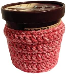 Crochet Ice Cream Pint Cozy (Set of 2)