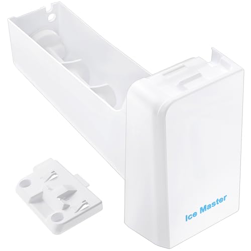 Upgraded DA97-14474C Ice Bucket Compatible with Samsung Ice Maker DA97-14474A Samsung Ice Bucket Replacement DA97-12604D RF28HMEDBSR RF265BEAESR RF263BEAESR RF25HMEDBSR Ice Maker Tray Ice Container