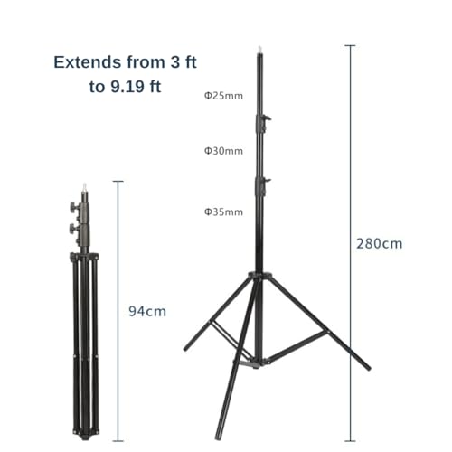 Image of 9.19 FT Aluminum Alloy Tripod for Xbotgo Falcon,Chameleon, Lights