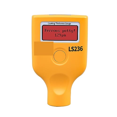 Medidor de Espesor de Pintura, Calibrador de Espesor de Recubrimiento LS236 para Partes de Automóvil con Pintura en Polvo, Seco, para Sustrato de Aluminio, Hierro y Plástico miniatura 3