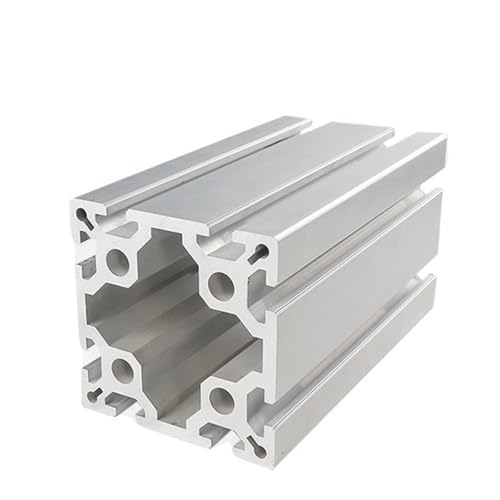 GTPBAO Heavy Duty 100x100mm Industrial Aluminum Profile European Standard 10mm Slot Width 100100 Extrusion Frame for Mechanical Rack Extruded Rail(100mm Long)