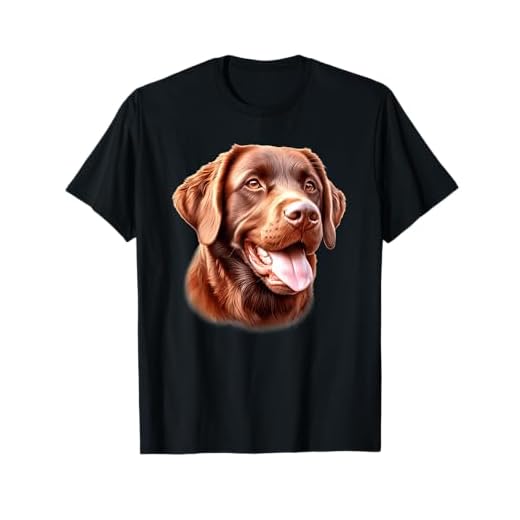 Chesapeake Bay Retriever Dog Portrait T-Shirt