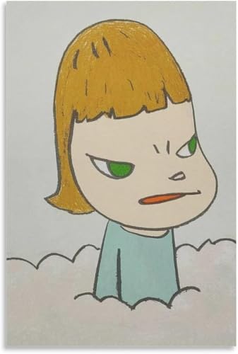 Toile Yoshitomo Nara décoration murale cartoon pour chambre d'enfant et salon