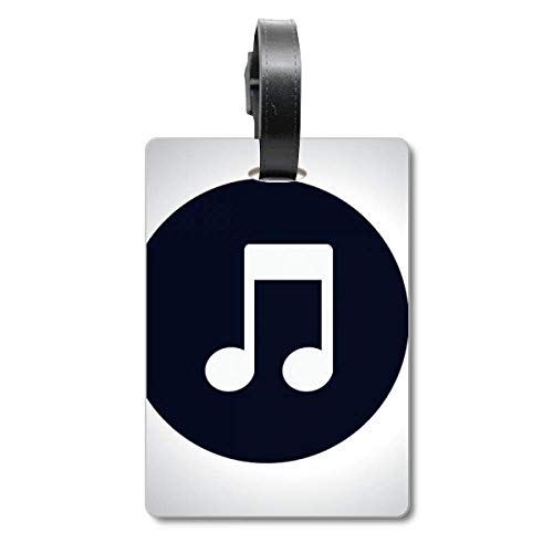 Étiquette de sac à bagages notes de musique pour éviter les pertes