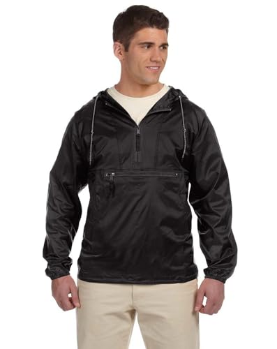 Packable Nylon Jacket - Navy - 2XL3