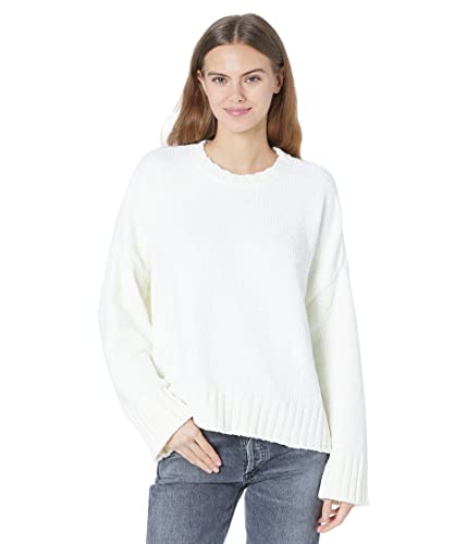 Show Me Your Mumu Women's Jesse Sweater, Cream Chenille Knit, Medium #TOP19