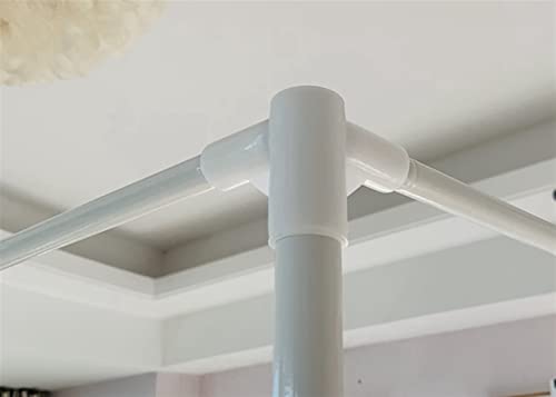 Moustiquaire de lit 2x2,2m avec support robuste en acier inoxydable à 4 coins - 7
