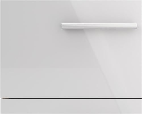 Miniatura 8 de Home Square Contemporary Style 4 Piece Bedroom Set with Two Nightstands 8 Drawer Double Dresser and 4 Drawer Chest in Oak and White Gloss