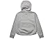Nike Girl's Sportswear Club Fleece Hoodie (Little Kids/Big Kids) Carbon Heather/White M (10-12 Big Kid)