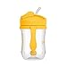 Dr. Brown's Milestones Baby's First Straw Cup, Training Cup with Weighted Straw, 9oz/270mL, Vintage Yellow, BPA Free, 6m+