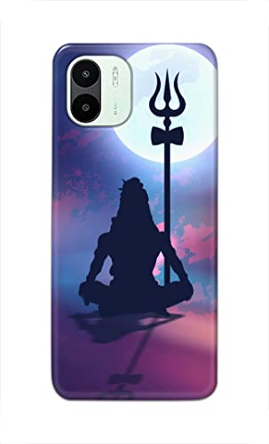 Image of Printed Hard Back Cover Case for Mi Redmi A1 2022 Back Cover (Lord Shiva) -702
