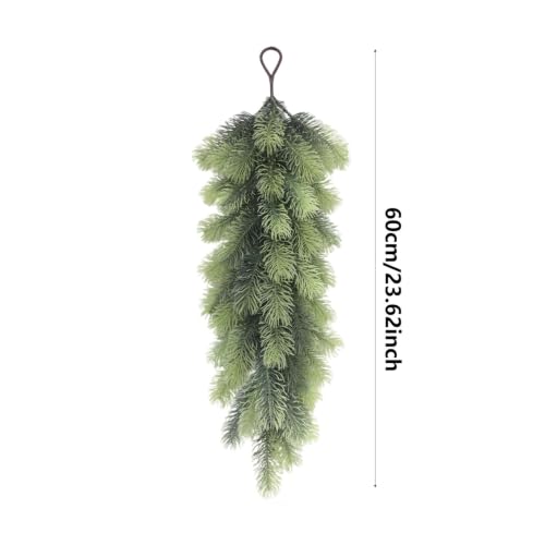 2 Pack Christmas Garland 23.62 Inch Artificial Cedar Greenery Garland - image 3