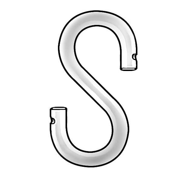 W.W. Grainger 2ZDL3 5/16 Opening S Hook - 10 / PK