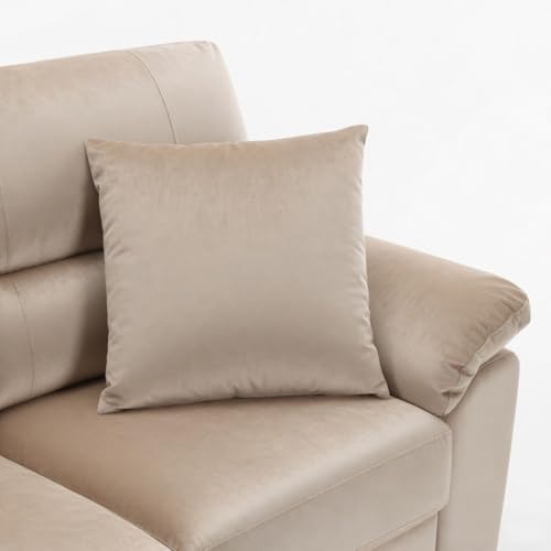 Image of Anderson 2 Seater Sofa for Living Room | Loveseat Sofa | Premium Fabric Sofa for Home Office | Fabric Sofa Set (Beige Fabric, 2 Seater)