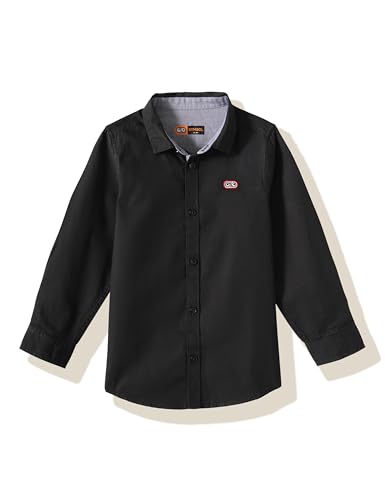 Image of Amazon Brand - Symbol Boys 100% Cotton Casual Shirt | Full Sleeves | Regular Fit | Age 2-14 Years