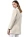 Allegra K Women's Peter Pan Collar Double Breasted Winter Long Trench Pea Coat X-Small Beige