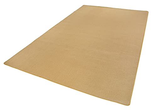 misento Sisal Teppich aus 100% Naturfaser Flachgewebe Webteppich Uni, 50 x 80 cm - 7