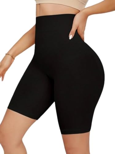 Boolavard - Pantalones Cortos Moldeadores de Cintura Alta para Mujer, Tecnología para Adelgazar el Abdomen y los Muslos (Negro, S)