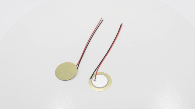 Lot De 20 Pièces Disques Piézo 27mm Avec Fils - Pickup Micro Batterie Guitare Cigar Box - Autocollants Mousse Inclus