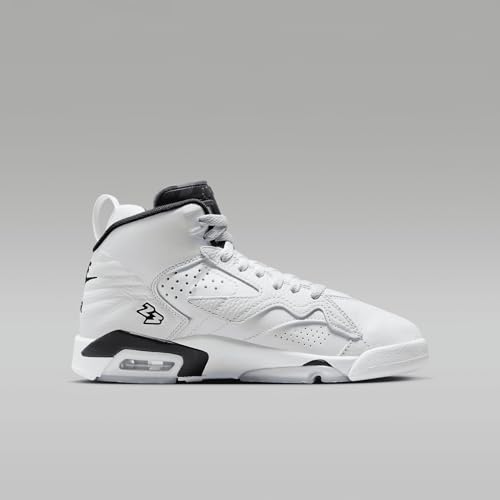 NIKE Jordan MVP Big Kids Shoes Size-7, White/Black-off Noir3