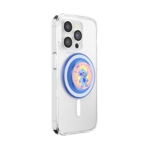 Image of PopSockets Phone Grip for MagSafe, Magnetic Holder, Phone Stand, Disney - Jelly Star Stitch