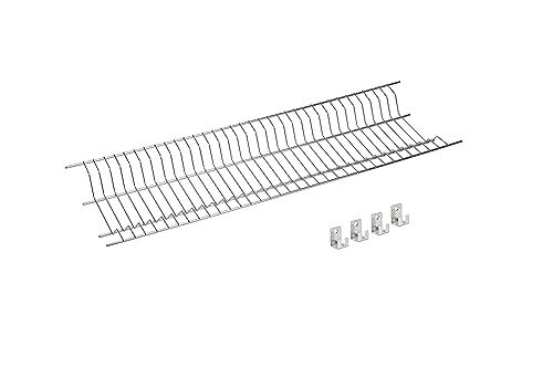 Sauvic Escurreplatos en Acero Inoxidable 18/8 para armarios de 65 cm.
