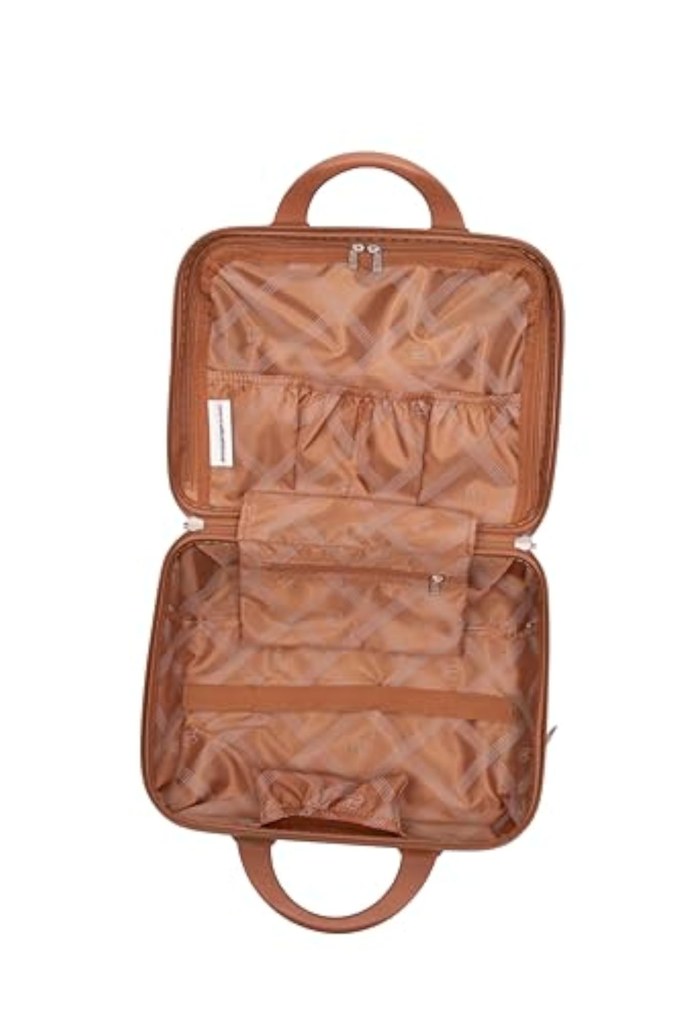 Indulging Light Grey Vanity Case, Hardsided Cosmetic Box