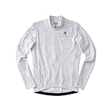 [カペルミュール] サイクリング 長袖ジャージ 【10~15℃】 ウォームジャージ フェードヘリンボーン グレー L