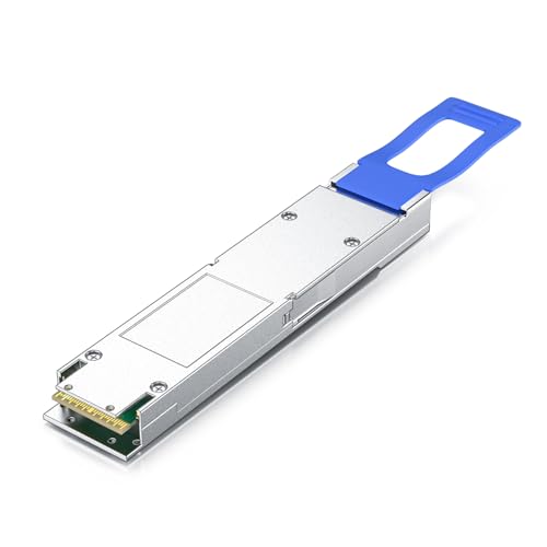 Image of 10Gtek OSFP 400G Flat-top MMA4Z00-NS400 (50m), Compatible for NVIDIA, multimode transceiver, up to 50-Meter@ OM4 MMF, MPO-12 /APC Interface