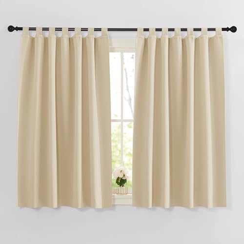 PONY DANCE Opaque Curtains for Kitchen