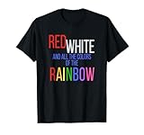 Photo Gallery 4 luglio maglietta gay pride rainbow america equal rights tee maglietta Photo Gallery 4 luglio maglietta gay pride rainbow america equal rights tee maglietta