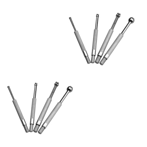 NAMOARLY 2 Sets Inside Gauge Telescopic Inside Hole Gage Steel Gauge Tool Inner Hole Gage Telescoping Bore Gauge Cylinder Gage Internal Gauge Measuring Gauge Manual Measure Tool Silver