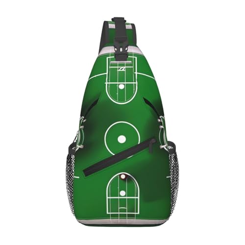 Mochila Urbana Cruzada Estampado Futbol Verde miniatura 1