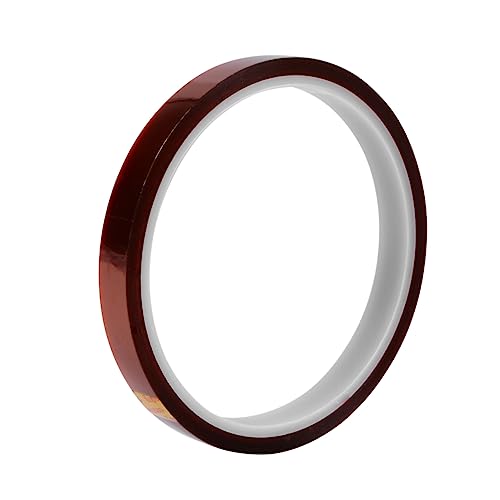 Warmhm 33m Polyimid-film-klebeband Hitzebeständig Für Pcb-schutz Und Wellenlöten Selbstklebend Tawny Farbe Hohe Isolierung Und Chemikalienbeständigkeit
