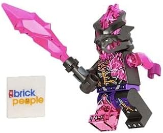 LEGO Ninjago Crystalized: Vengestone Guard Minifigure with Vengestone Spear