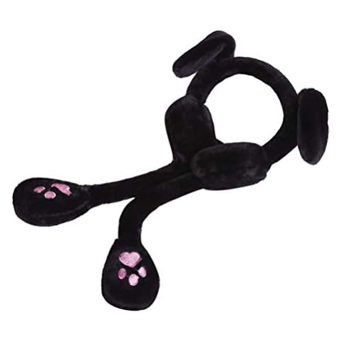 Amosfun Plush Rabbit Earmuffs for Easter Cover
